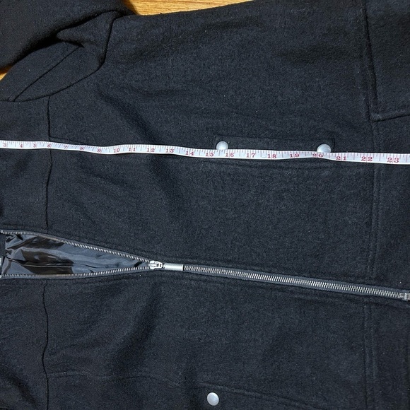 Relativity Black Jacket Coat Top Zip Front Lined Women's Size 20W Wool Blend - Picture 5 of 10